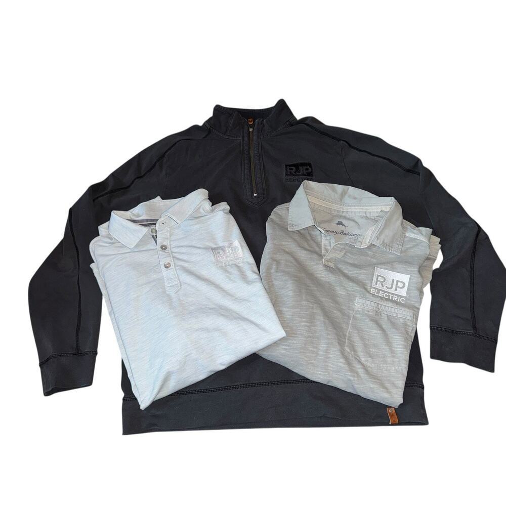 Tommy Bahama Casual Men’s Polo & Pullover Lot (3) Medium Branded‎ RJP Electric